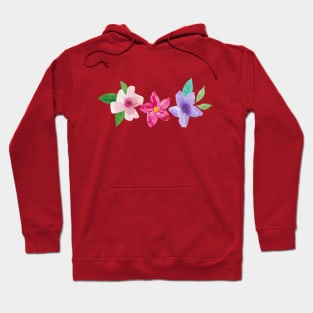 watercolor flowers Hoodie